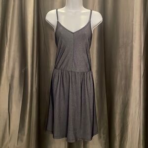 Blue and white striped dress. Size medium.